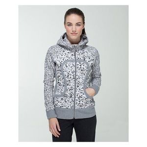 Lululemon animal print Scuba jacket size 2